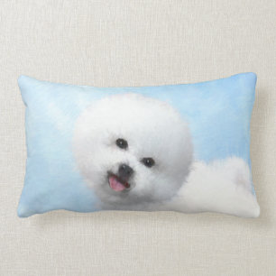 Bichon Frise-schildering - Cute Original Dog Art Kussen