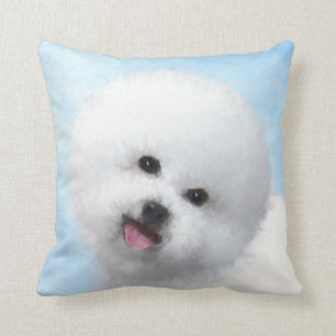 Bichon Frise-schildering - Cute Original Dog Art Kussen