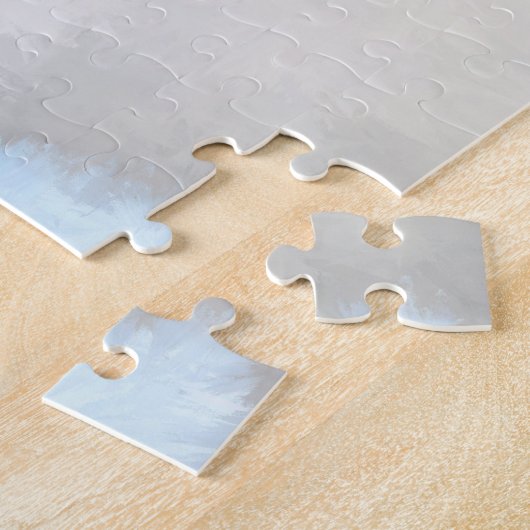 Bichon Frise-schildering - Cute Original Dog Art Legpuzzel (Zijkant)