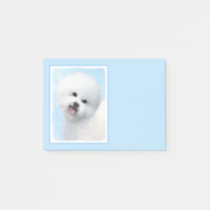 Bichon Frise-schildering - Cute Original Dog Art Post-it® Notes
