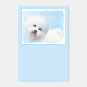Bichon Frise-schildering - Cute Original Dog Art Post-it® Notes