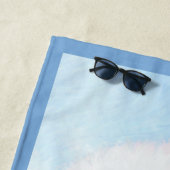 Bichon Frise-schildering - Cute Original Dog Art Strandlaken (In situ)