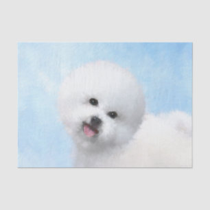 Bichon Frise-schildering - Cute Original Dog Art Tissuepapier