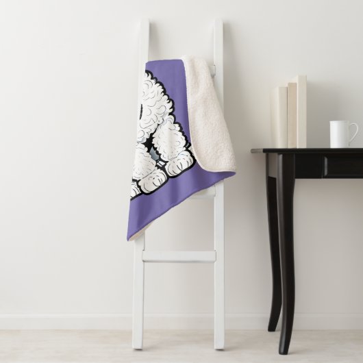 Bichon Frise Sherpa Deken (In situ)