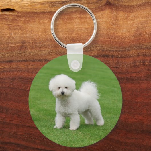 Bichon Frise Sleutelhanger (Voorkant)