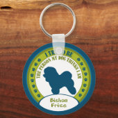 Bichon Frise Sleutelhanger (Voorkant)