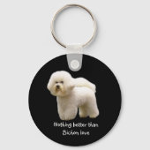 Bichon Frise Sleutelhanger (Voorkant)