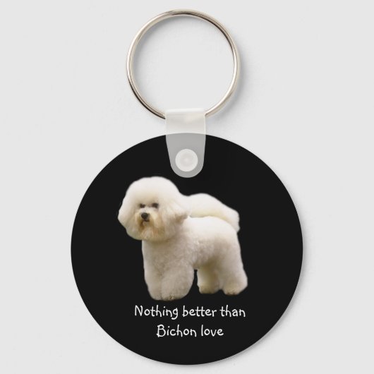 Bichon Frise Sleutelhanger (Voorkant)