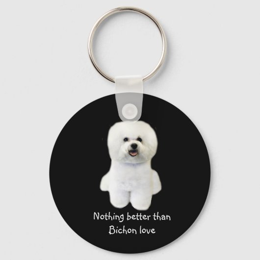 Bichon Frise Sleutelhanger (Voorkant)