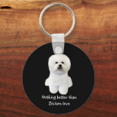 Bichon Frise Sleutelhanger (Voorkant)
