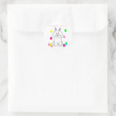 Bichon Frise Somebunny Loves Me Ronde Sticker (Tas)