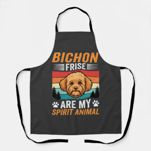 Bichon Frise Spirit Dier Retro Hond Schort