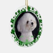 Bichon Frise St. Patrick's Day Ornament (Rechts)
