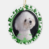 Bichon Frise St. Patrick's Day Ornament (Links)