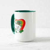Bichon Frise St Patricks Mok (Voorkant links)
