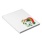 Bichon Frise St Patricks Notitieblok (Schuin)