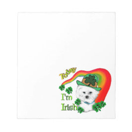 Bichon Frise St Patricks Notitieblok