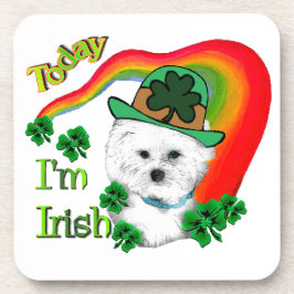 Bichon Frise St Patricks Onderzetter