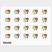 Bichon Frise St Patricks Ronde Sticker (Vel)
