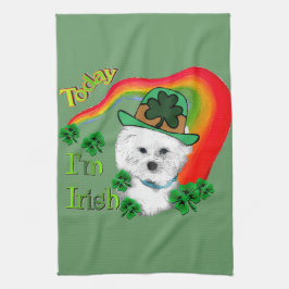 Bichon Frise St Patricks Theedoek