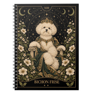 Bichon Frise, Starlit Tarot Kunst Notitieboek