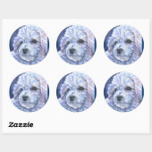 Bichon Frise Stickers (Vel)