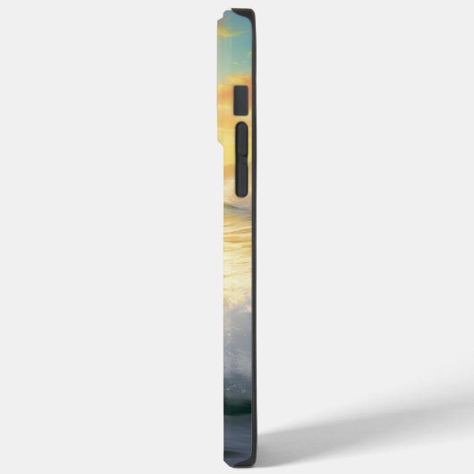 Bichon Frise Strand Surfen Schilderij Case-Mate iPhone Case (Achterkant / Links)