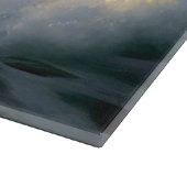 Bichon Frise Strand Surfen Schilderij Snijplank (Hoek)