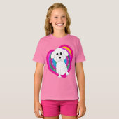 Bichon Frise T-shirt (Voorkant volledig)