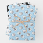 Bichon Frise Tenerife Schilderij Witte Schattigee  Inpakpapier Vel (In situ)