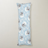 Bichon Frise Tenerife Schilderij Witte Schattigee  Lichaamskussen (Achterkant (Verticaal))