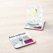Bichon Frise Terug naar school Bier Onderzetter (Rechterzijde)