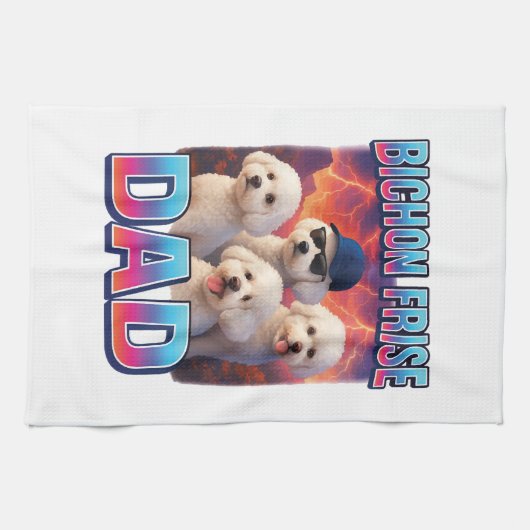 Bichon Frisé Theedoek (Horizontaal)