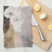 Bichon Frise Theedoek (Quarter Fold)