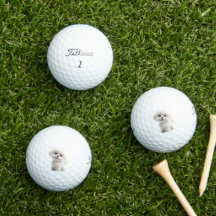 Bichon Frise Thema Golfballen