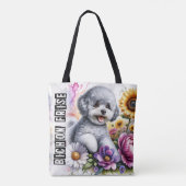 Bichon Frise Tote Bag (Achterkant)