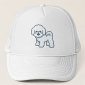 Bichon Frise Trucker Pet (Voorkant)