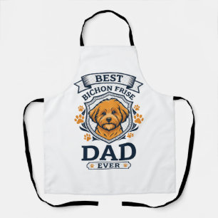 Bichon Frise Vader Allerhande Hond Pootafdrukken Schort