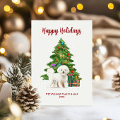 Bichon Frise Vakantie Kaart