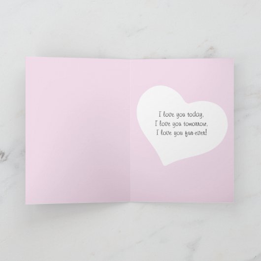 Bichon Frise Valentijnsdag Kaart (Binnen)