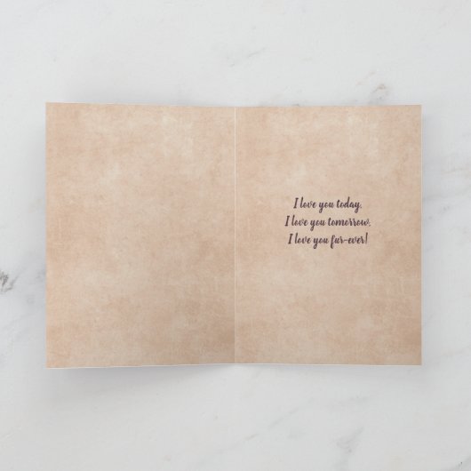 Bichon Frise Valentijnsdag Kaart (Binnen)