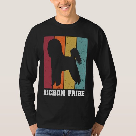 Bichon Frise Vintage 2 T-shirt (Voorkant)