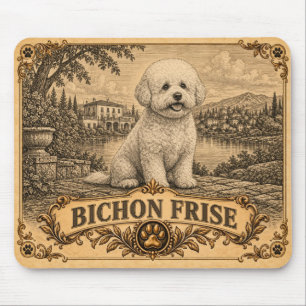 Bichon Frise, Vintage Heritage Dog Muismat