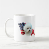 Bichon Frise Vlag Koffiemok (Links)
