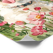 Bichon Frise Waterverf Dog Art Wall Poster (Hoek)