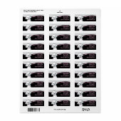 Bichon Frisé Wave Address Label (Full Sheet)