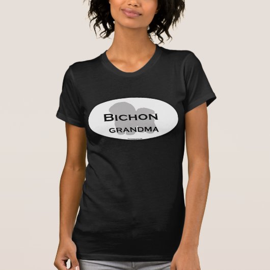 Bichon Grandma T-shirt (Voorkant)