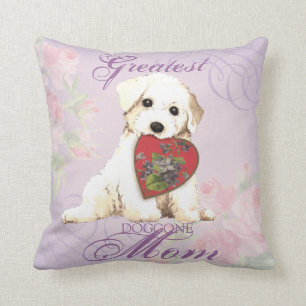 Bichon Heart mama Kussen
