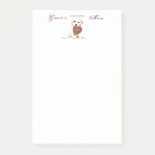 Bichon Heart mama Post-it® Notes