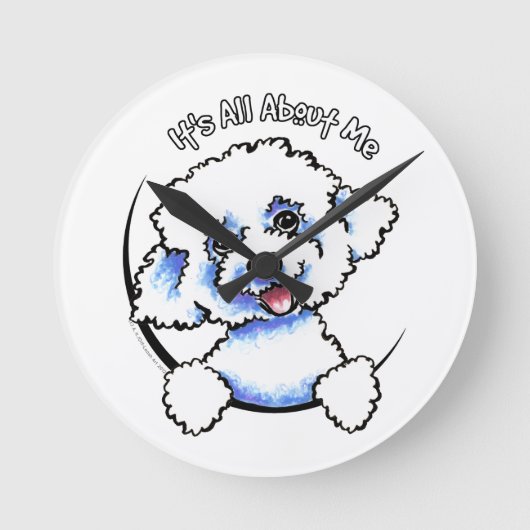 Bichon heeft alles over mij ronde klok (Voorkant)